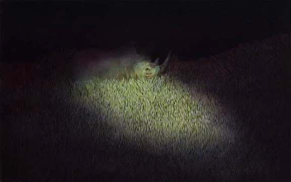 Grass with Rhino